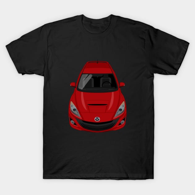 Mazdaspeed 3 2nd gen 2010-2013 - Red T-Shirt by jdmart